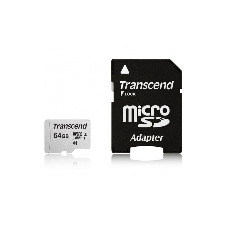 CARTAO MEMORIA MICRO SD 64GB UHS-I U S/ADAP TRANSC