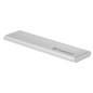 CAIXA EXTE.SSD M.2 2280/2260 TRANSC. SILVER