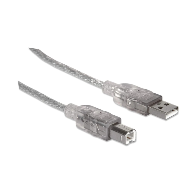 CABO USB-A 3MT (M) TO USB-B (M) PRATA MANHATTAN