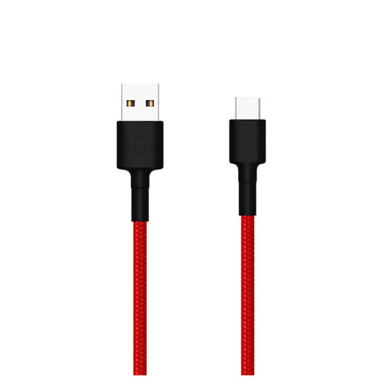 CABO XIAOMI MI BRAIDED USB TYPE-C 100CM RED