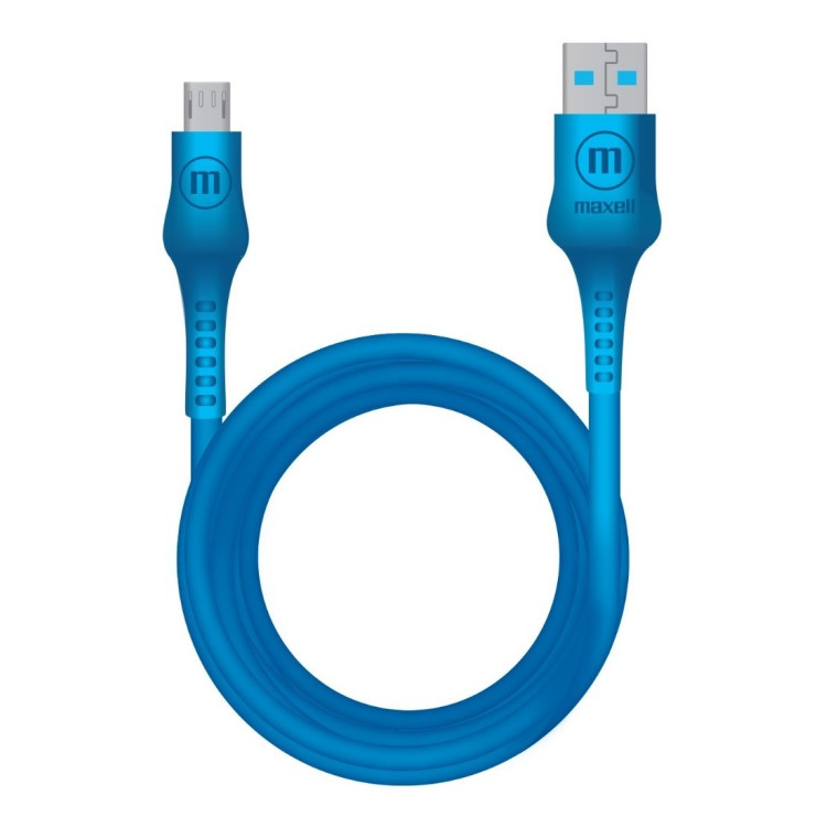 CABO MAXELL MICRO USB-USB 1.5 MT AZUL