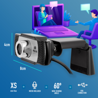WEBCAM NGS 720P USB BUILT-IN MICROPHONE XPRESSCAM720
