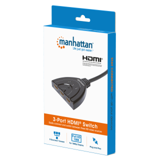 HUB HDMI (M) 3xHDMI (F) MANHATTAN