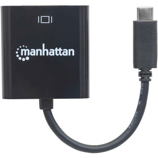 ADAPTADOR USB-C (M) TO DVI (F) MANHATTAN