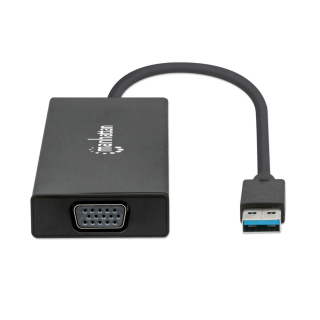 ADAPTADOR USB-A (M) TO HDMI (F), VGA (F) RJ45 ... MANHATTAN