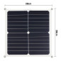 PAINEL SOLAR 20W 2XUSB 5V/4A DOBRAVEL PAINEL SOLAR 20W 2XUSB 5V/4A DOBRAVEL