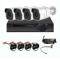 KIT VIGILANCIA AHD 4CH 4*C1069AH4 CAM 1080P S/HDD