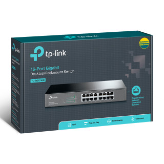 SWITCH 16 TP-LINK 10/100/1000 DESKTOP/RACKMOUNT