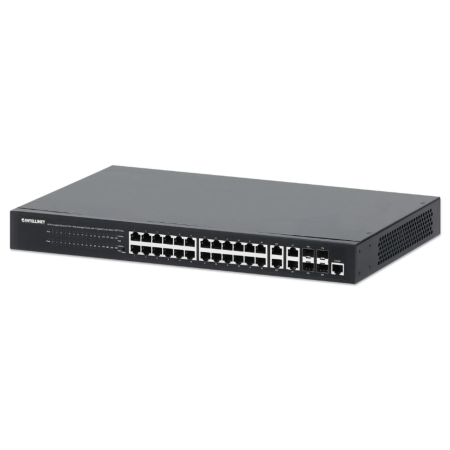 SWITCH 24 INTELL GIGA + 4 GIGA GESTA + PORTAS COMBO BASE-T/SFP