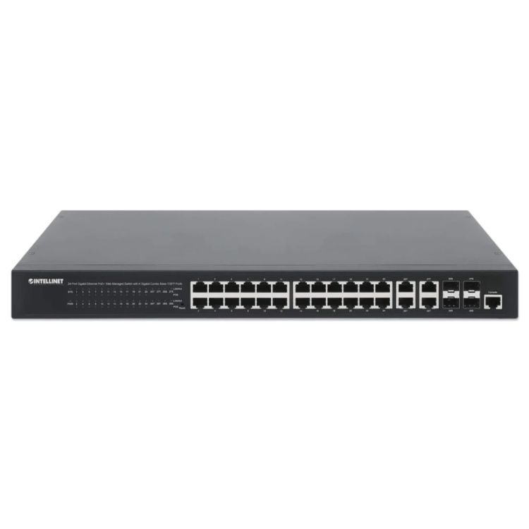 SWITCH 24 INTELL GIGA + 4 GIGA GESTA + PORTAS COMBO BASE-T/SFP