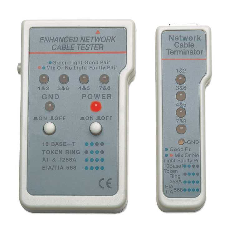 LINK TESTER INTELL RJ-11 / RJ-45