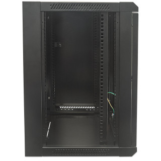 ARMARIO 12U 570X450 INT 19" ACO PRETO