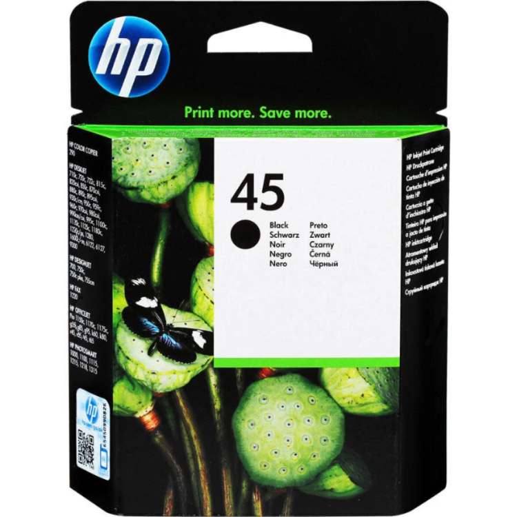 TINTEIRO HP 45 * 51645A  800/700/900C BLACK