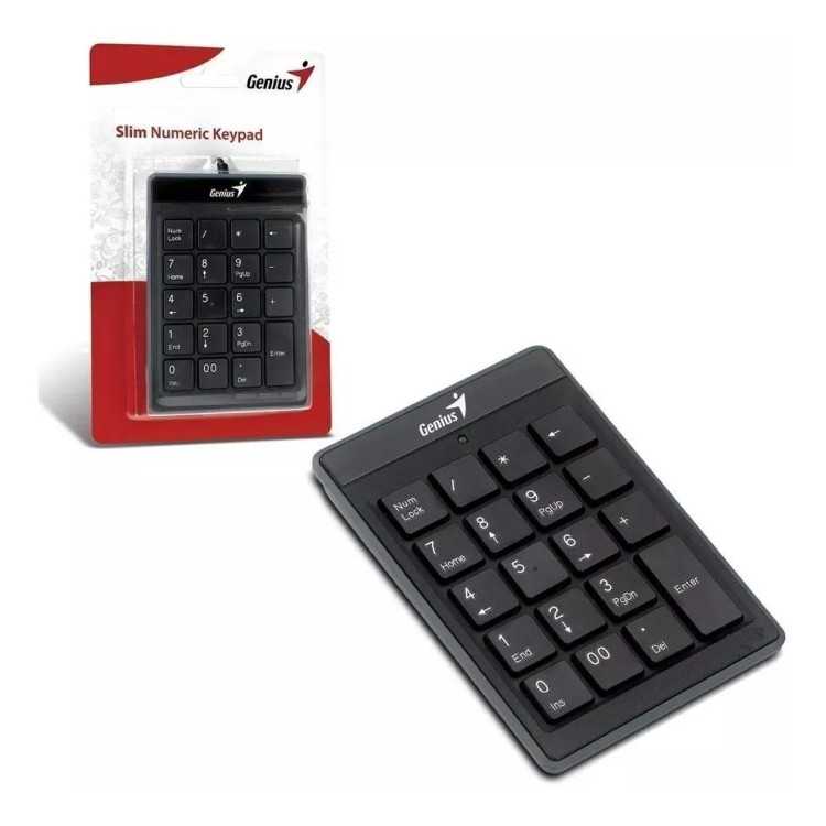 TECLADO NUMERICO GENIUS 110 PRETO