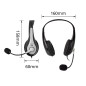 AUSCULTADOR EWENT USB COM MIC 2.1M PRETO AUSCULTADOR EWENT USB COM MIC 2.1M PRETO