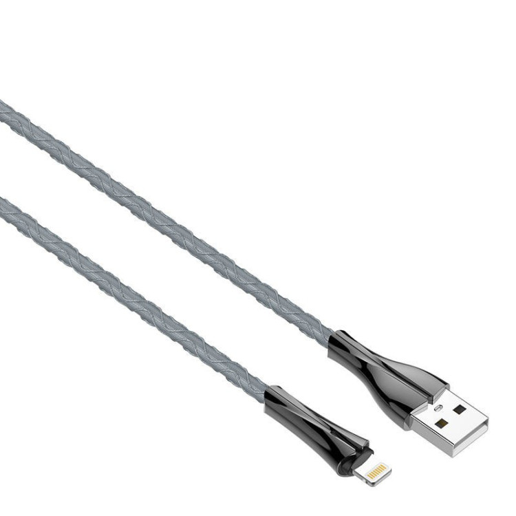 CABO LDNIO USB PARA LIGHTING 2M LED FAST DATA DARK GREY