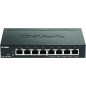 SWITCH 8 DLINK SMART 10/100/1000 POE 64W POWER BUDGET