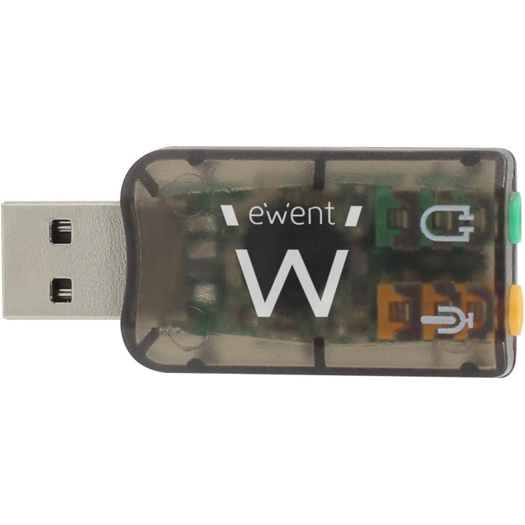 ADAPTADOR AUDIO EWENT USB 5.1 VIRTUAL 3D