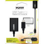 ADAPTADOR CONVERSOR PORT DESIGN TYPE C TO DISPLAY PORT