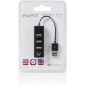 HUB MINI EWENT USB 2.0 4 PORTAS PRETO HUB MINI EWENT USB 2.0 4 PORTAS PRETO