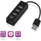 HUB MINI EWENT USB 2.0 4 PORTAS PRETO HUB MINI EWENT USB 2.0 4 PORTAS PRETO