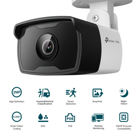 CAMARA WIRELESS TP-LINK OUTDOOR 2MP FHD SMART DETECTION