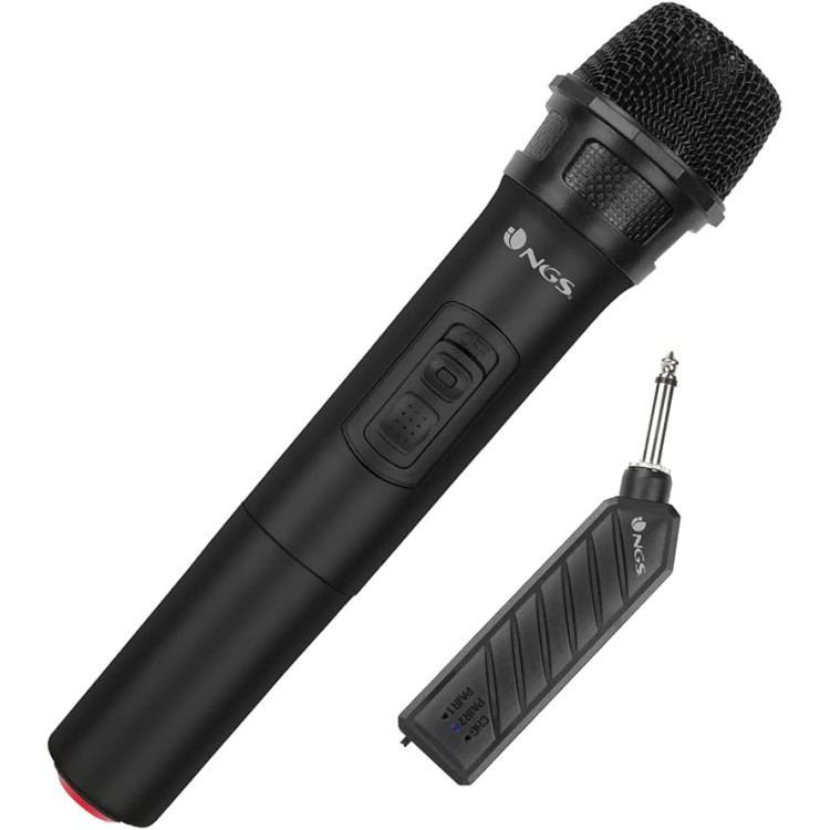 MICROFONE NGS WIRELESS VHF-261MHZ JACK 6,3MM SINGERAIR