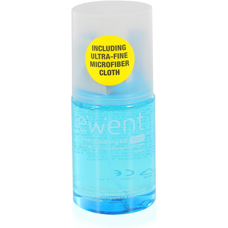 KIT DE LIMPEZA EWENT SPRAY 200ML + PANO MICROFIBRA KIT DE LIMPEZA EWENT SPRAY 200ML + PANO MICROFIBRA
