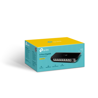 DESKTOP SWITCH 8 PORTAS 10/100/1000Mbps RJ45 TP-LINK