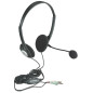 AUSCULTADOR MANHATTAN STEREO C/MIC ESPONJA PRETO AUSCULTADOR MANHATTAN STEREO C/MIC ESPONJA PRETO