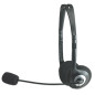 AUSCULTADOR MANHATTAN STEREO C/MIC ESPONJA PRETO AUSCULTADOR MANHATTAN STEREO C/MIC ESPONJA PRETO