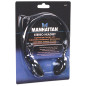 AUSCULTADOR MANHATTAN STEREO C/MIC ESPONJA PRETO AUSCULTADOR MANHATTAN STEREO C/MIC ESPONJA PRETO