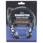 AUSCULTADOR MANHATTAN STEREO C/MIC ESPONJA PRETO AUSCULTADOR MANHATTAN STEREO C/MIC ESPONJA PRETO
