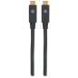 CABO USB-C 2MT (M) TO USB-C (M) PRETO MANHATTAN