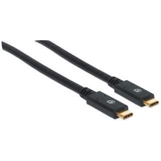 CABO USB-C 2MT (M) TO USB-C (M) PRETO MANHATTAN