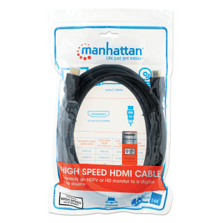 CABO HDMI 5MT (M/M) 4K@60Hz UHD 18 Gbps PRETO MANHATTAN