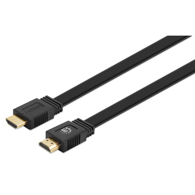 CABO HDMI 1MT (M/M) Plano 4K@60Hz PRETO MANHATTAN