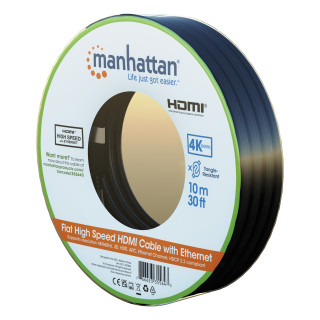 CABO HDMI 10MT (M/M) Plano 4K@60Hz PRETO MANHATTAN