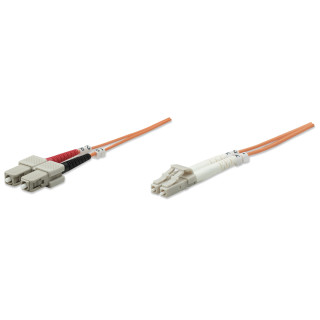 PATCH CABLE F.O. LC/SC 2M DUPLEX MULTIMODE 62.5/125 OM1