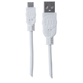 CABO USB-A 1MT (M) TO MICRO-B (M) BRANCO MANHATTAN