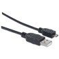 CABO USB-A 1.8MT (M) TO MICRO-B (M) PRETO MANHATTAN