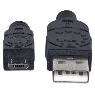 CABO USB-A 1.8MT (M) TO MICRO-B (M) PRETO MANHATTAN