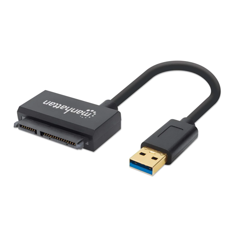 ADAPTADOR USB-A 3.0 (M) SATA 2.5" (M) MANHATTAN