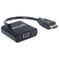 ADAPTADOR HDMI (M) TO VGA (F) MANHATTAN