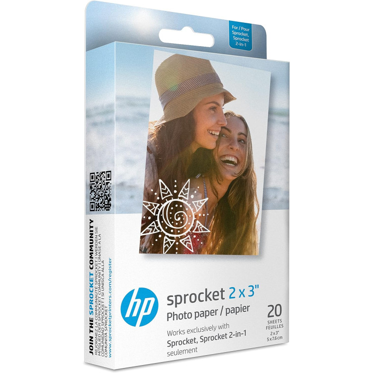 HP ZINK PAPER W4Z13A 20 PAG (SPROCKET)