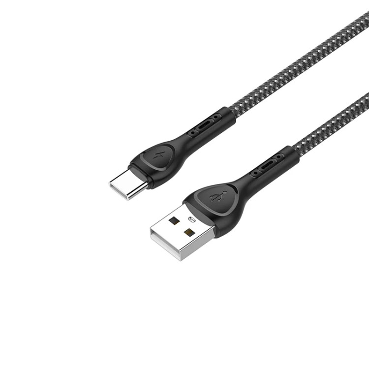 CABO LDNIO USB PARA USB-C 2M FAST CHARGING BLACK