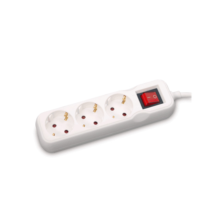 BLOCO TOMADA  TRIPLA 3MT S/INT BRANCO