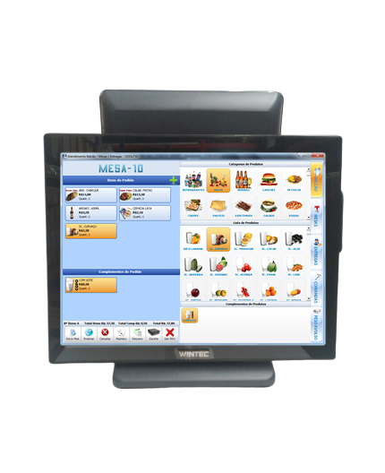 POS WINTEC 15" 6745A 4GB 64SD MSR +10"