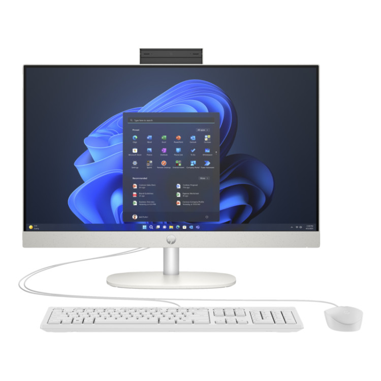 PC HP  AIO 240 23.8" I5-1335 FHD 8GB 512 SSD W11P BRANCO