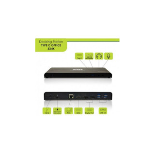 DOCK. STAT. PORT CONNECT RJ45 4X USB HDMI USB-C DISPLAYPORT